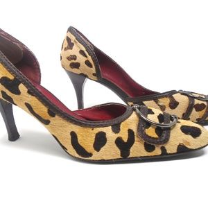 franco sarto leopard heels